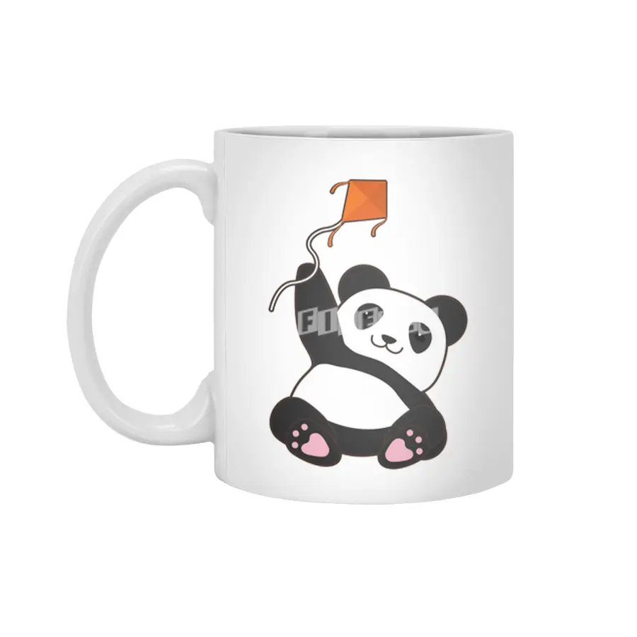 Panda with Kite Beyaz Kupa