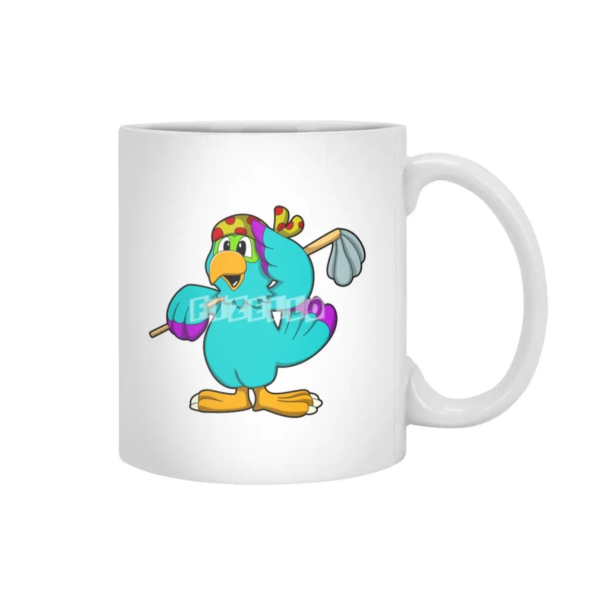 Parrot as Cleaner with Mop Beyaz Kupa