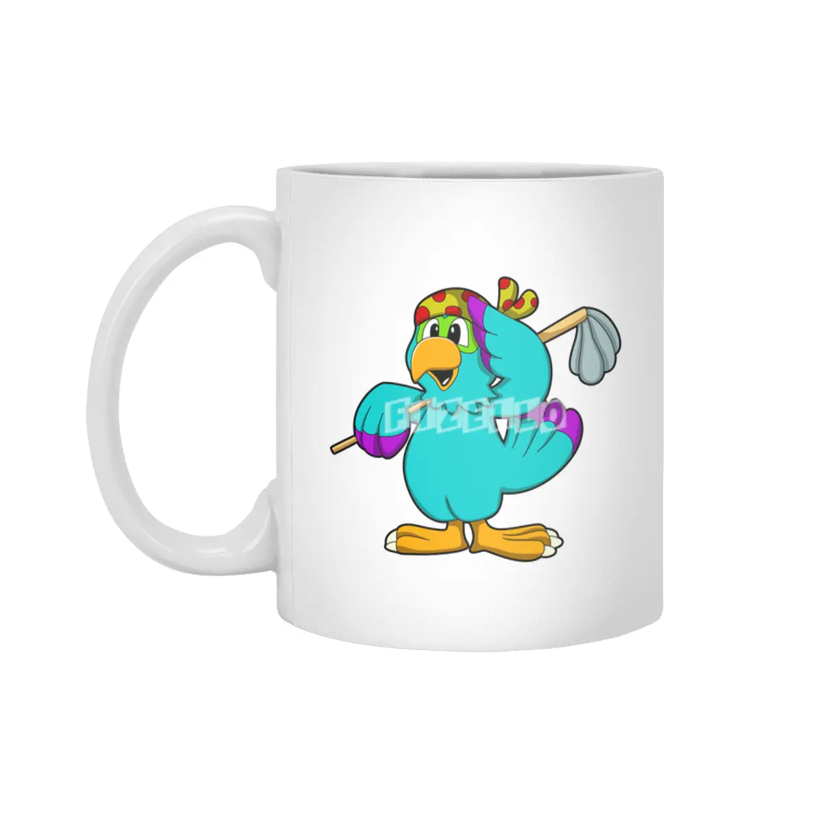 Parrot as Cleaner with Mop Beyaz Kupa