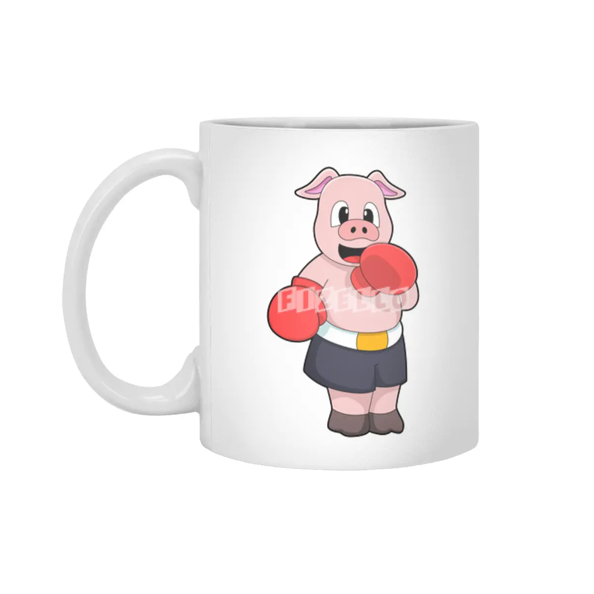 Pig as Boxer at Boxing Beyaz Kupa