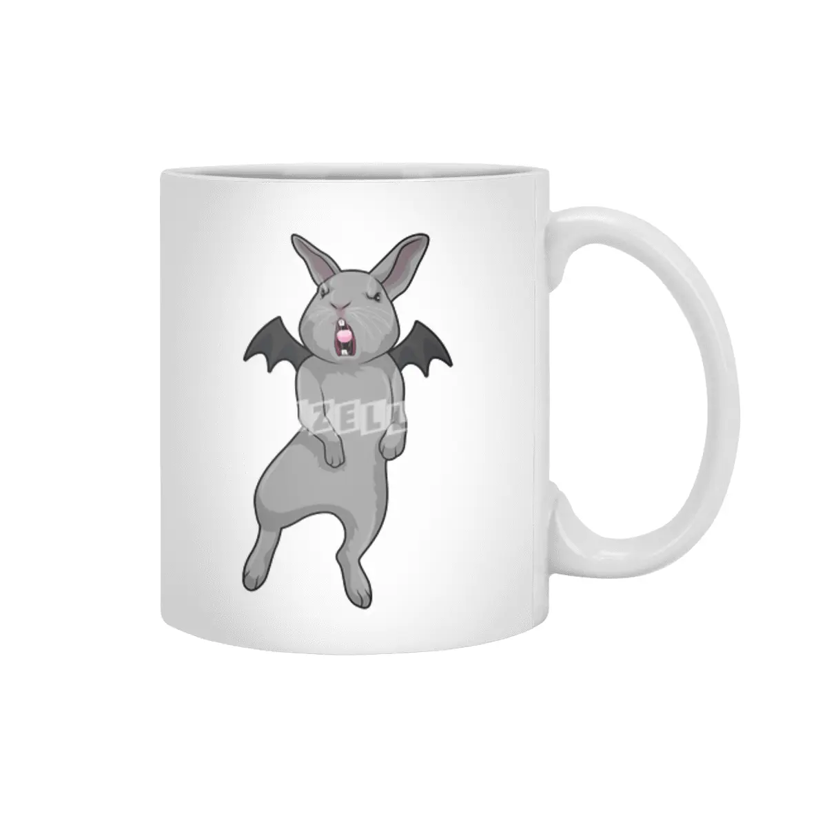 Rabbit with Bat wing Beyaz Kupa