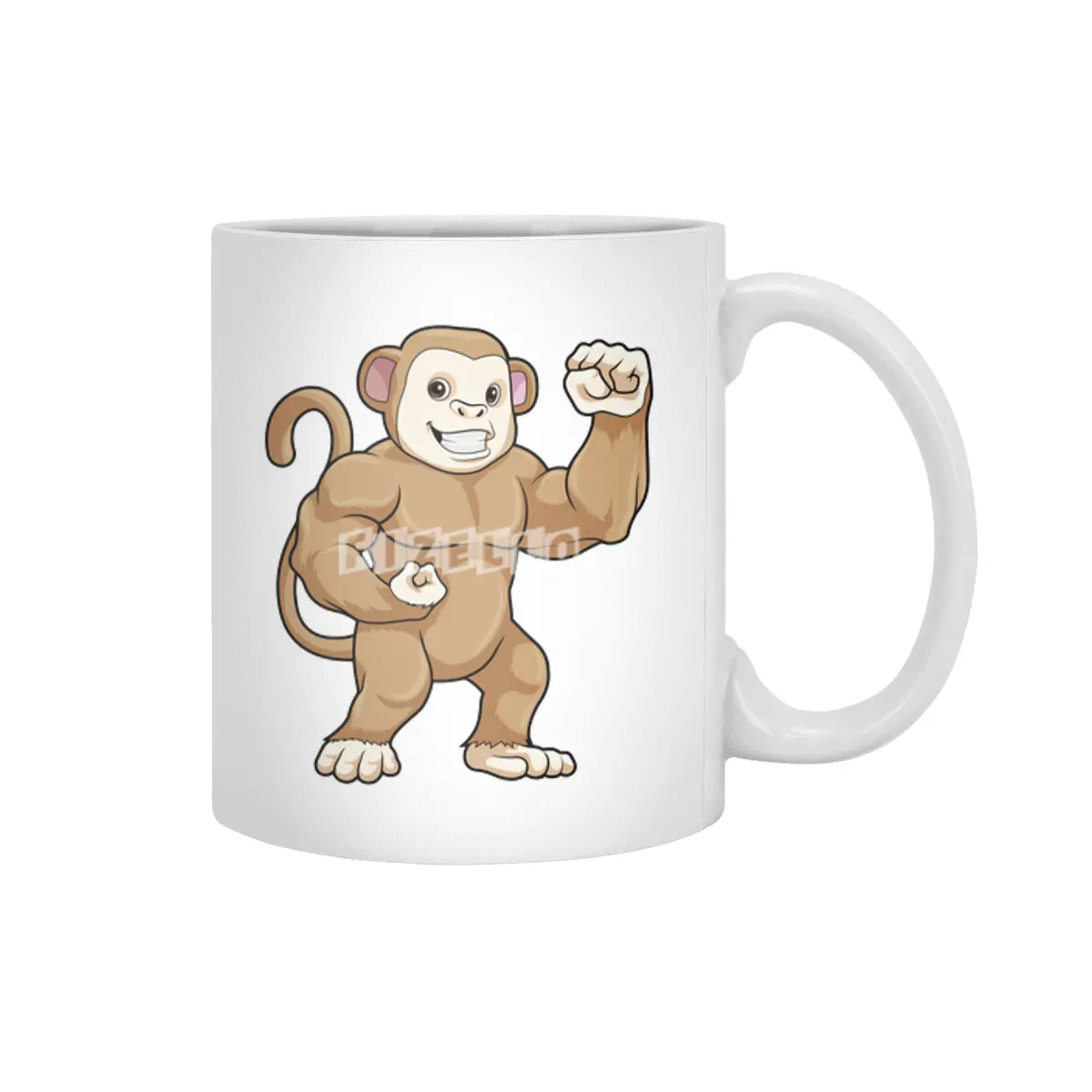 Monkey as Bodybuilder at Bodybuilding Beyaz Kupa