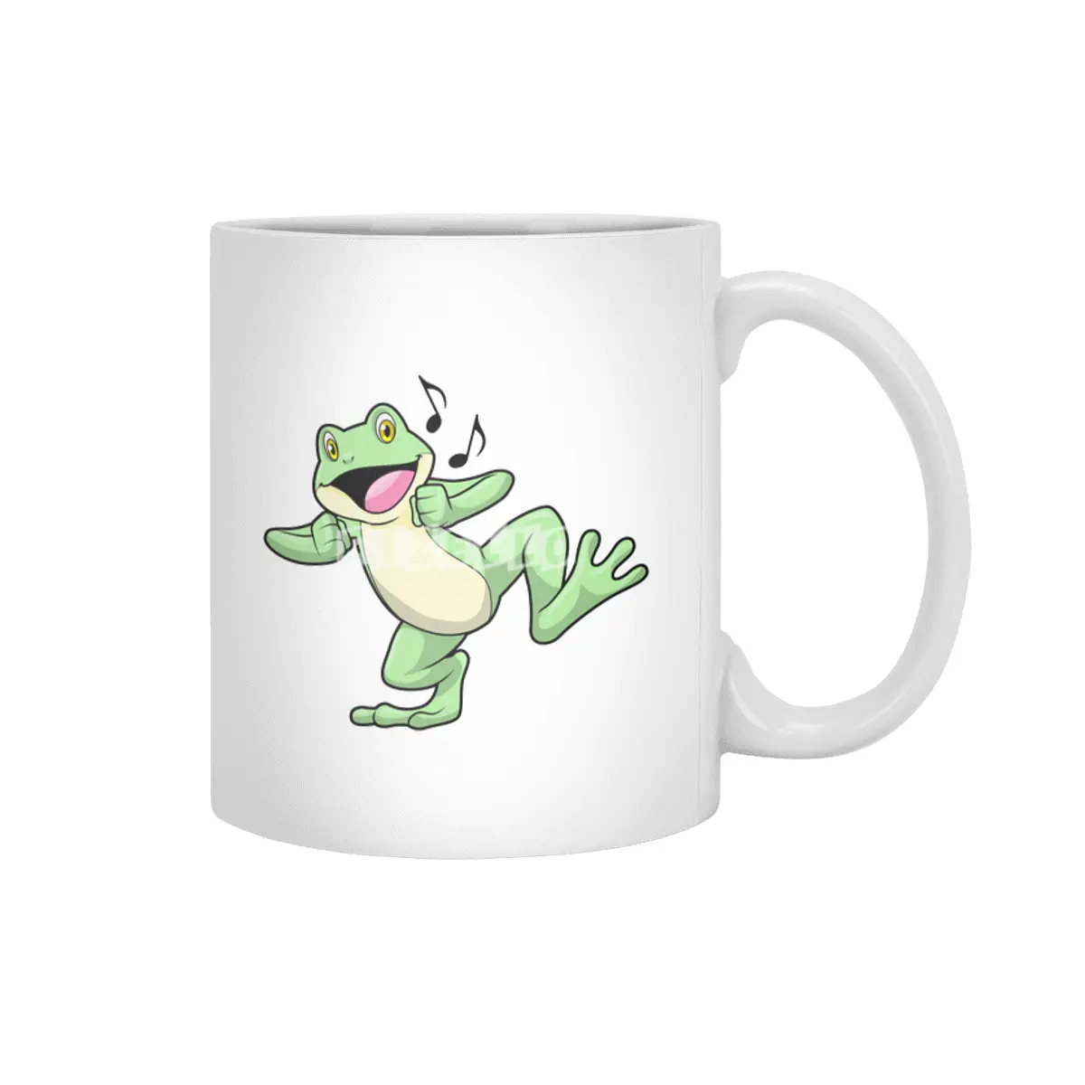 Frog Music Dance Beyaz Kupa