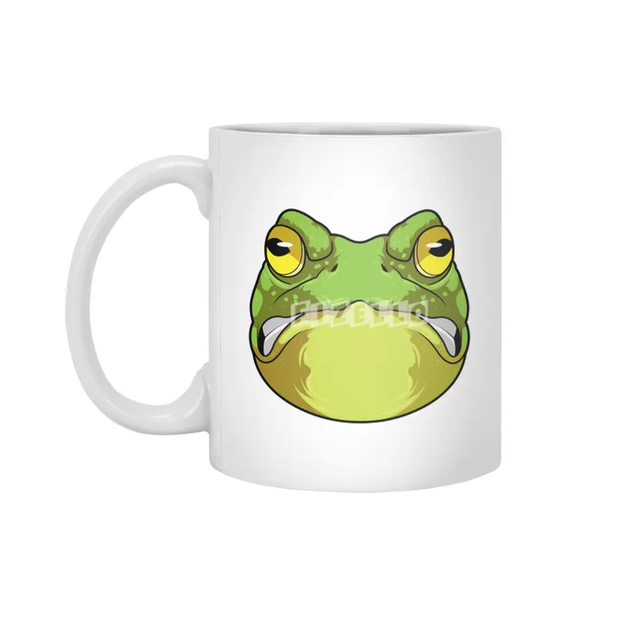 Frog with evil Eye Beyaz Kupa