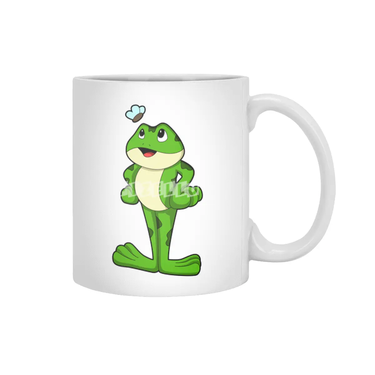 Frog with Fly Beyaz Kupa