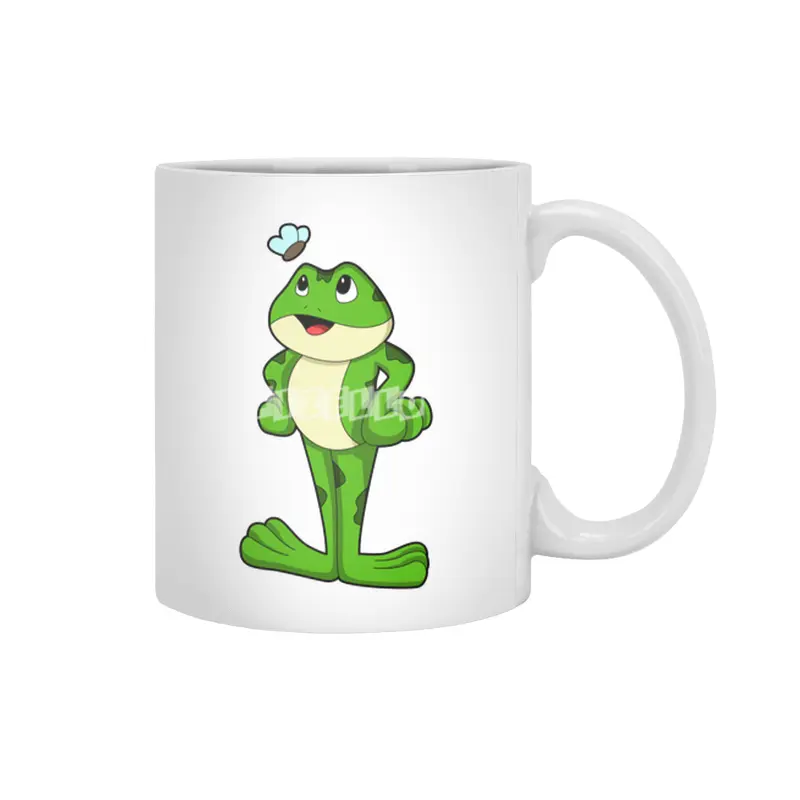 Frog with Fly Beyaz Kupa