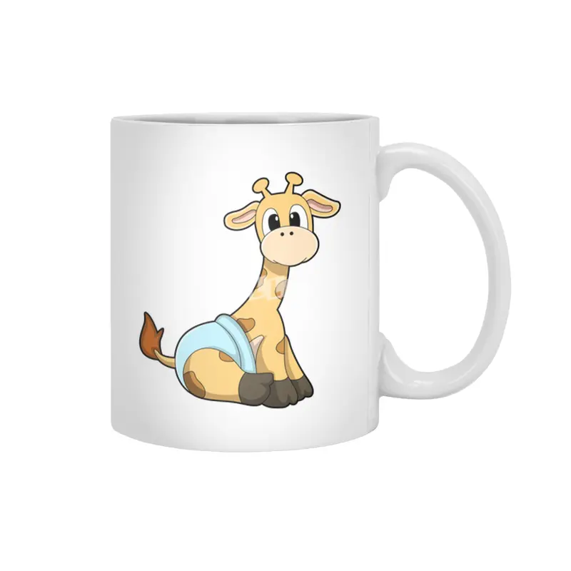 Giraffe with Underpants Beyaz Kupa