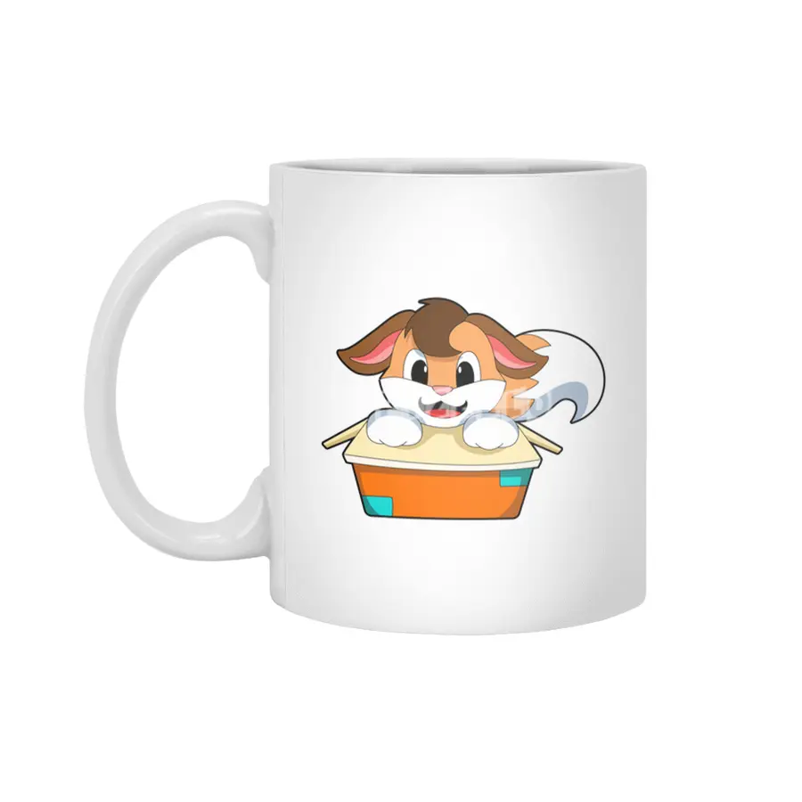 Fox with Box Beyaz Kupa