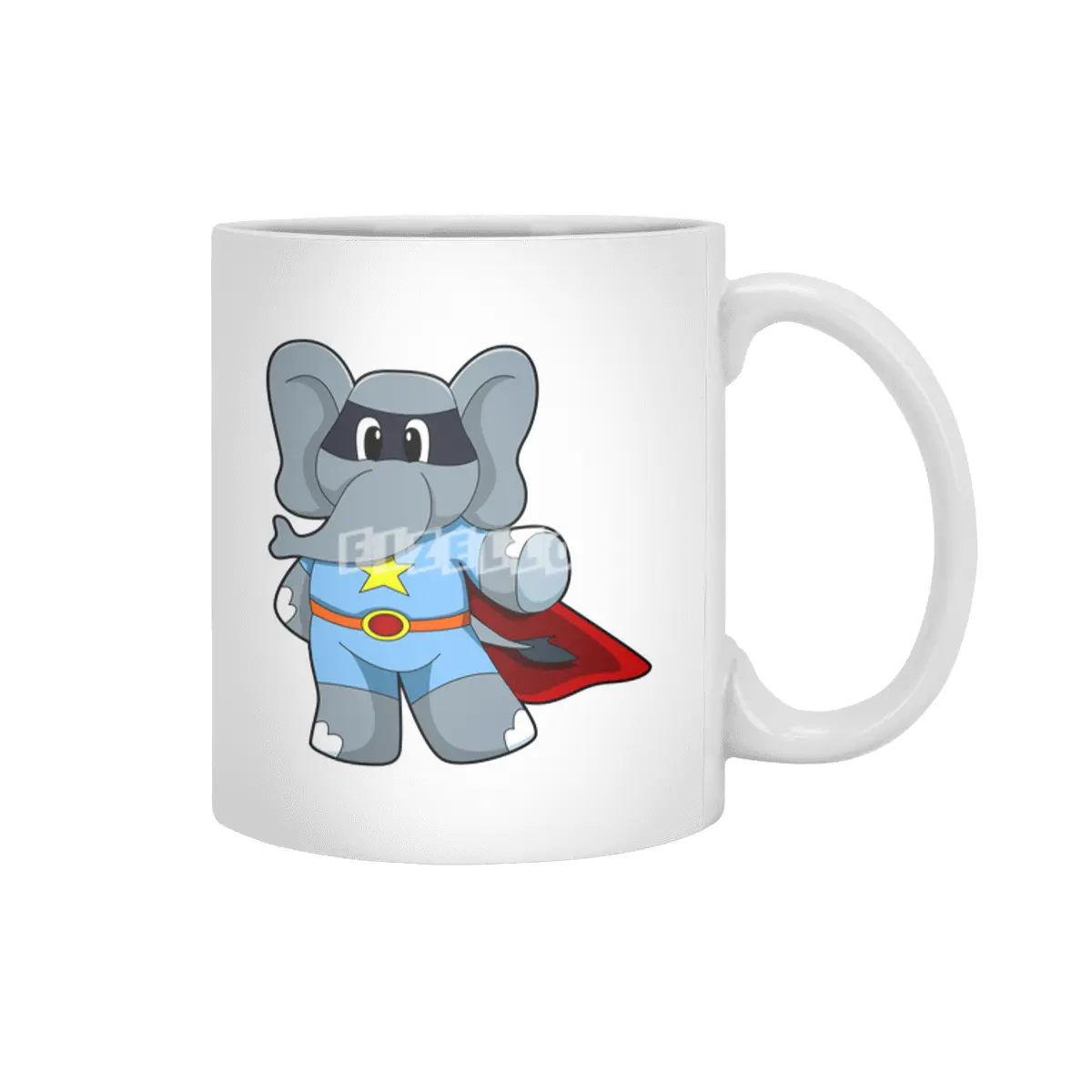 Elephant as Hero with Cape Beyaz Kupa