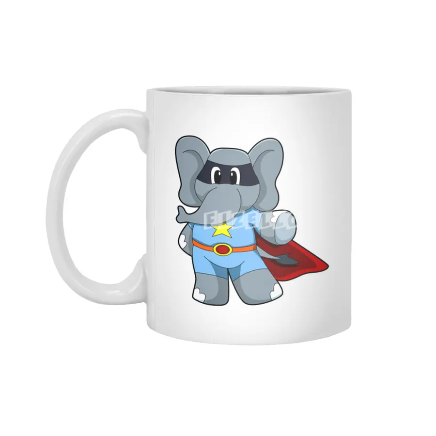 Elephant as Hero with Cape Beyaz Kupa