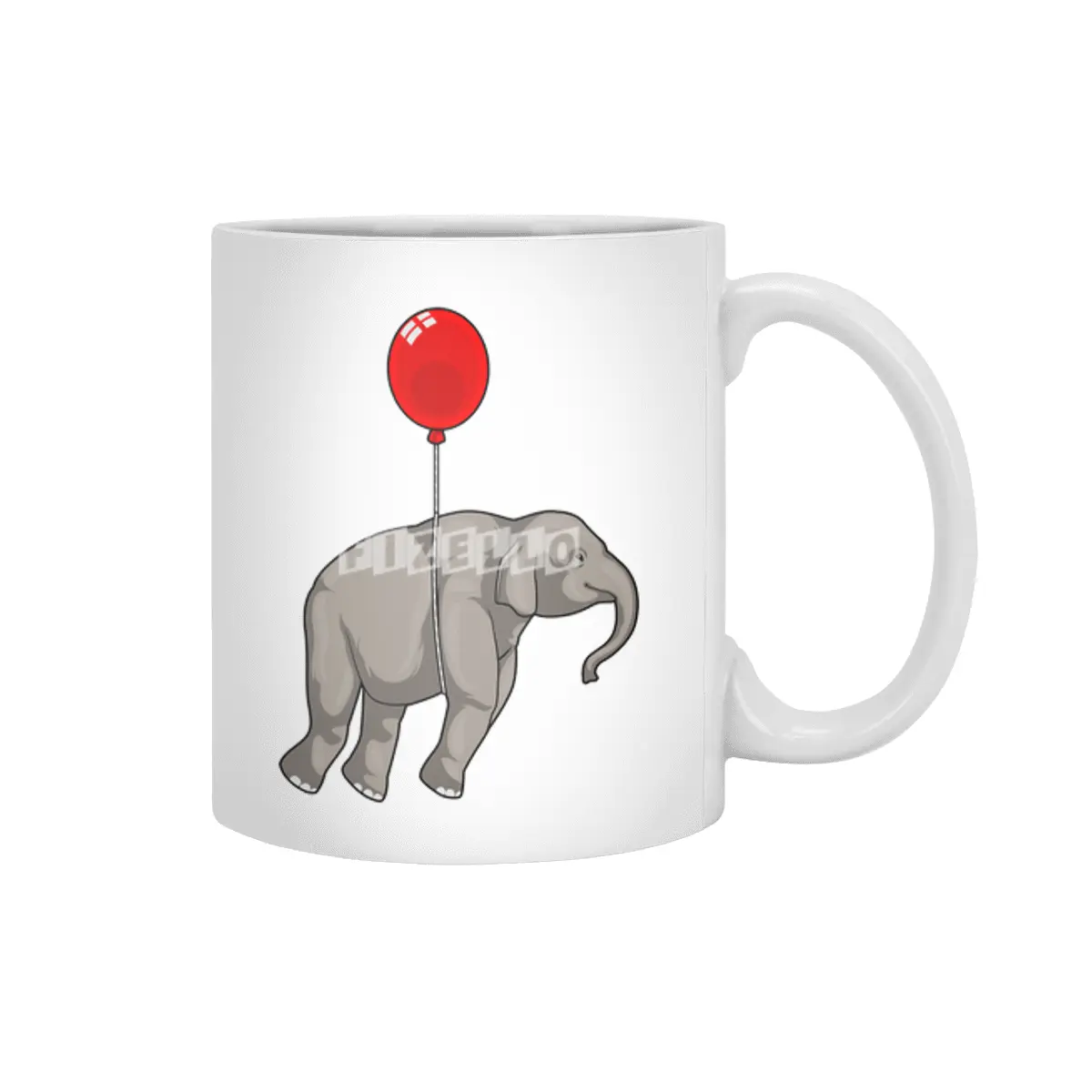 Elephant with Balloon Beyaz Kupa