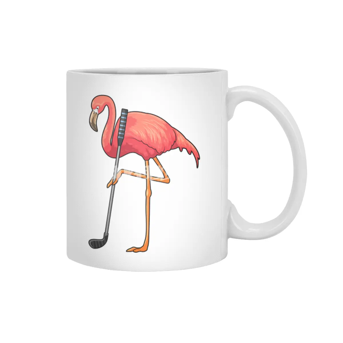 Flamingo at Golf with Golf club Beyaz Kupa