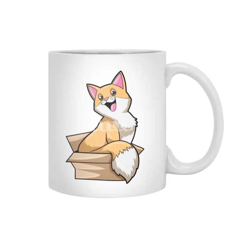 Cat Box Beyaz Kupa