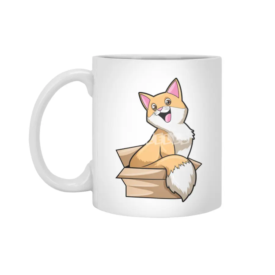 Cat Box Beyaz Kupa
