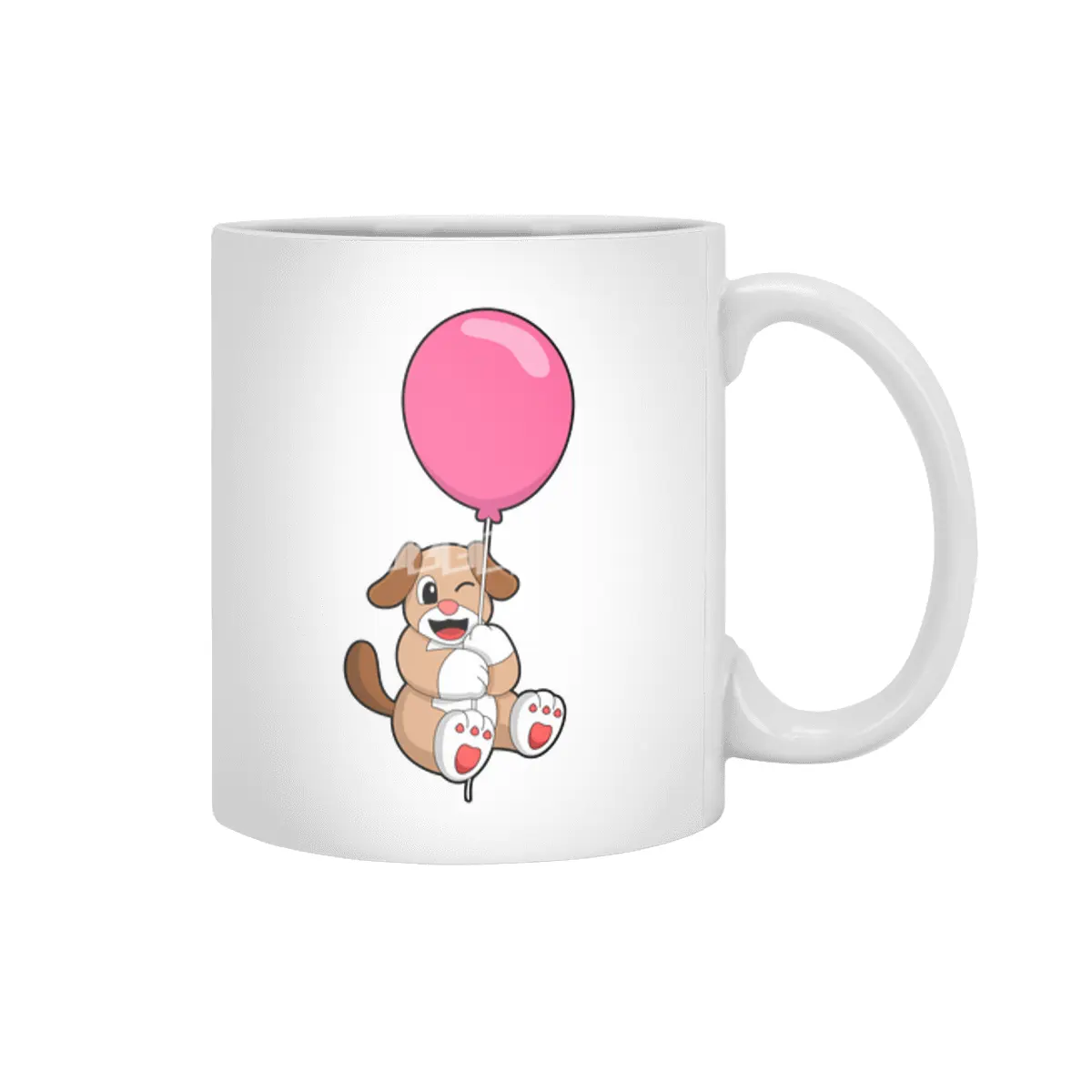 Dog with Balloon Beyaz Kupa