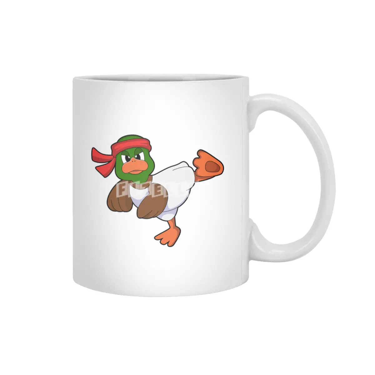 Duck at Martial arts Karate Beyaz Kupa