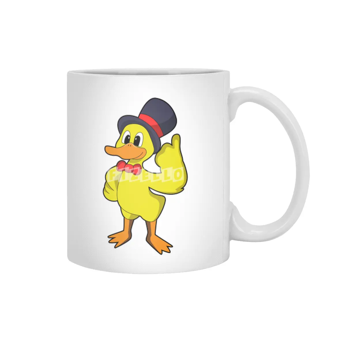Duck with Hat Beyaz Kupa
