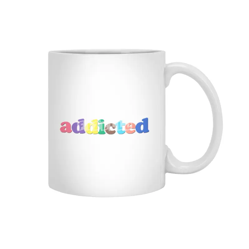 addicted Beyaz Kupa