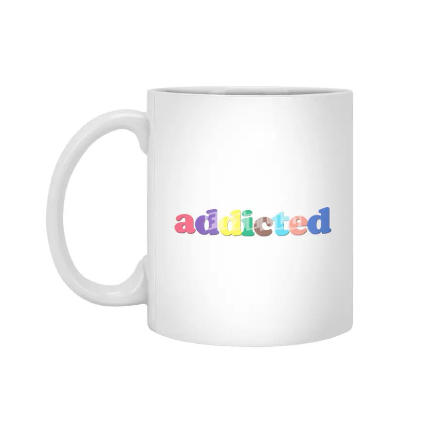 addicted Beyaz Kupa