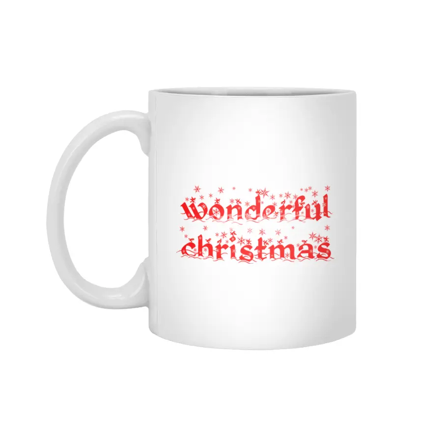 christmas Beyaz Kupa