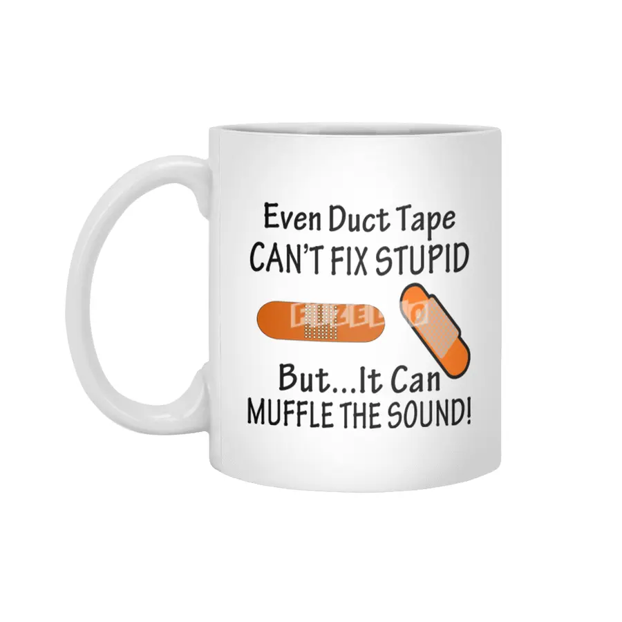 duct tape Beyaz Kupa