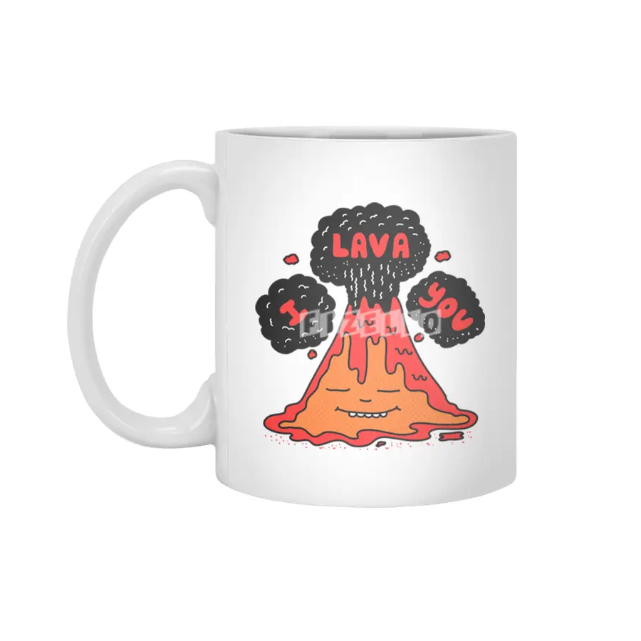 I Lava You Beyaz Kupa