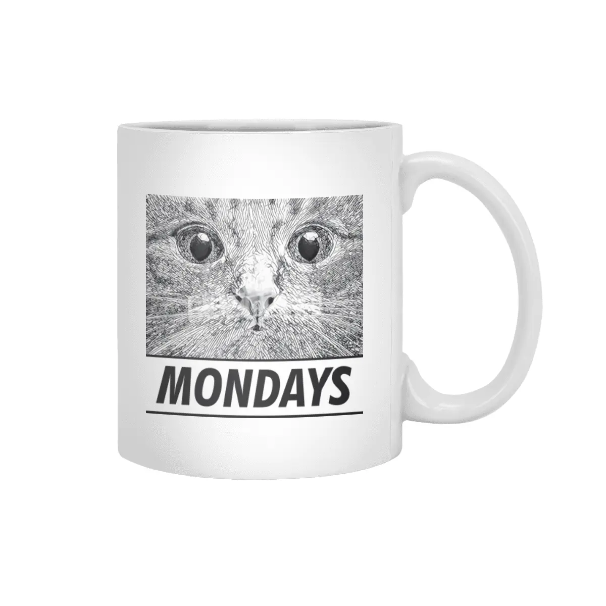 MONDAYS - Out of Milk! Beyaz Kupa