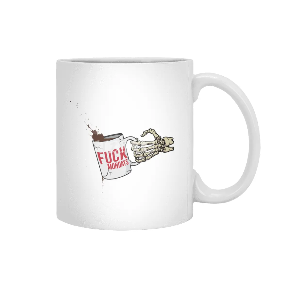 F**K Mondays Beyaz Kupa