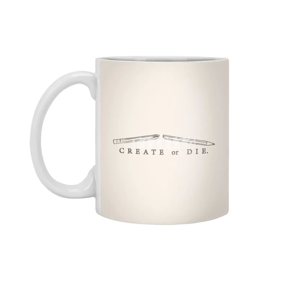 Create or Die Beyaz Kupa