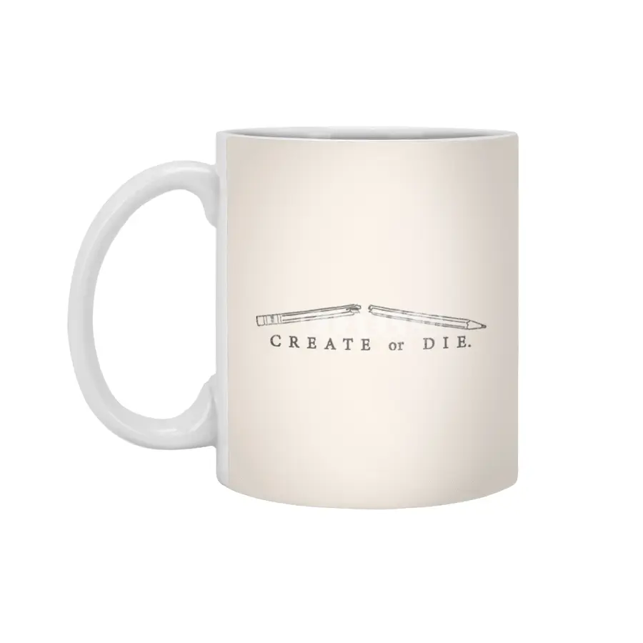 Create or Die Beyaz Kupa