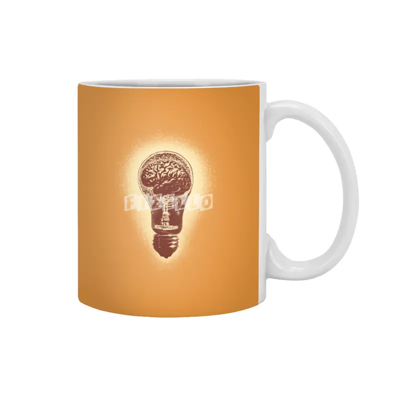 brain stun Beyaz Kupa
