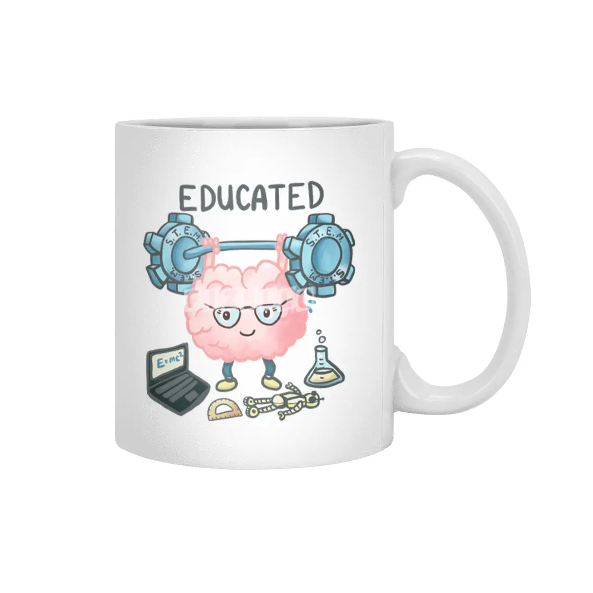 Brain + STEM = Educated Beyaz Kupa