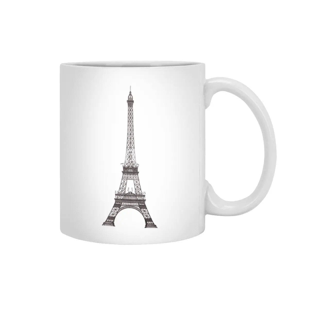 La Tour Eiffel Beyaz Kupa