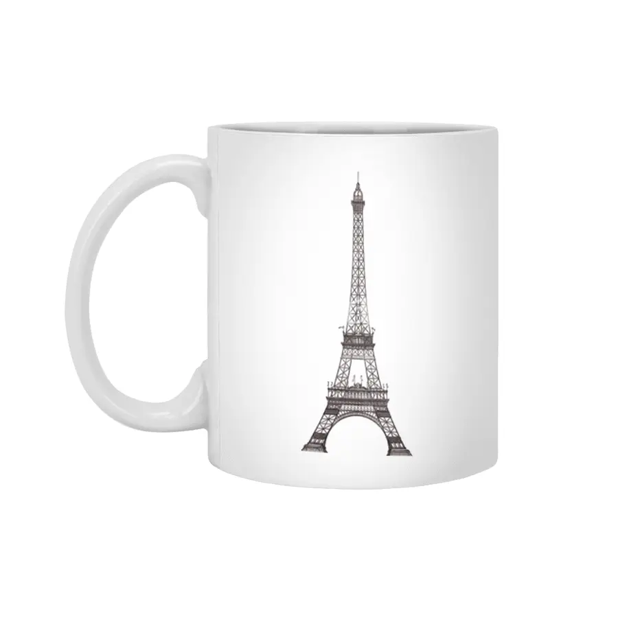 La Tour Eiffel Beyaz Kupa