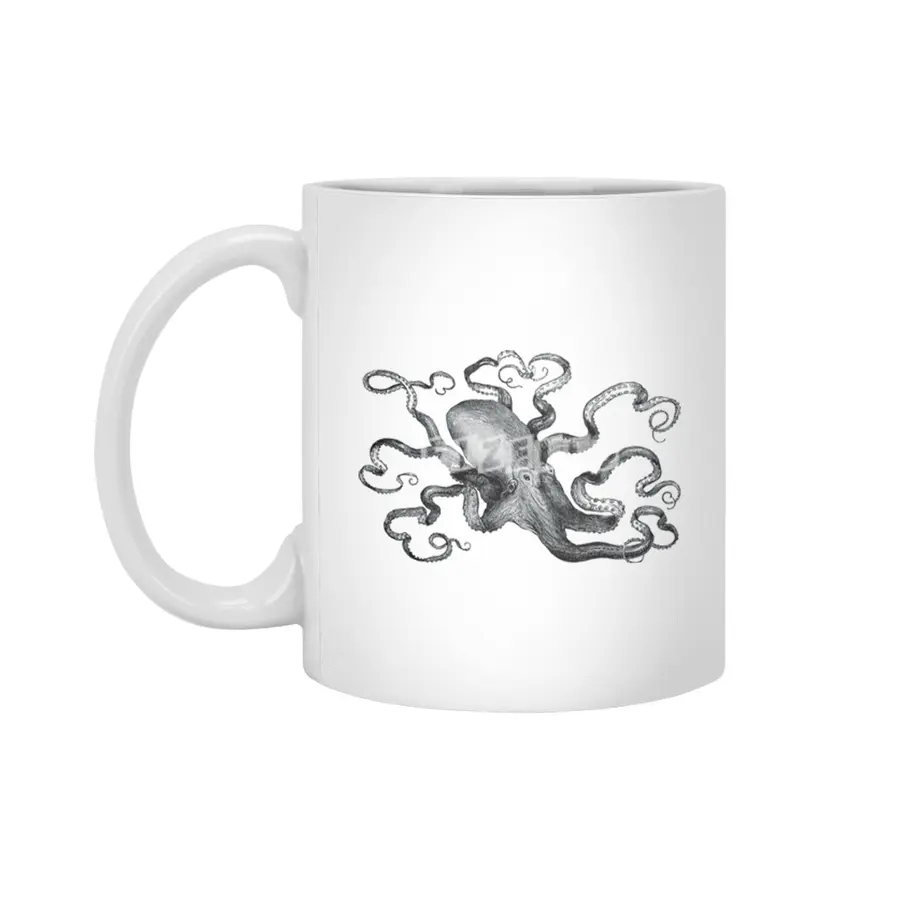 Octopus Beyaz Kupa